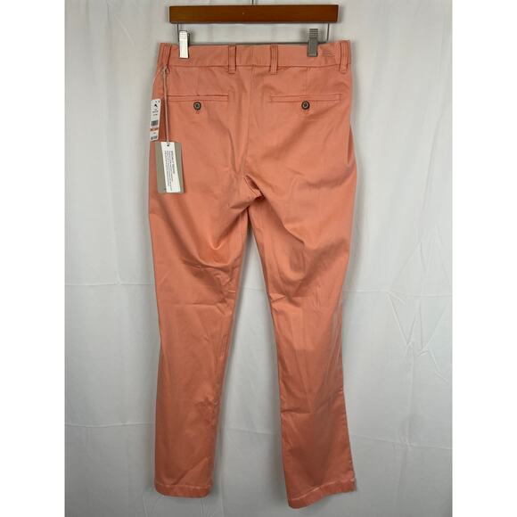 Tommy Bahama Men's Boracay Flat Front Chino Pants Lt Serape Pink Size 28x32 - Picture 6 of 9